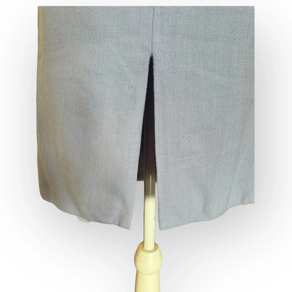 **HOST PICK** Vintage Escada Dress Sz 4 100% Wool Lilac Sleeveless Sheath - Picture 6 of 11